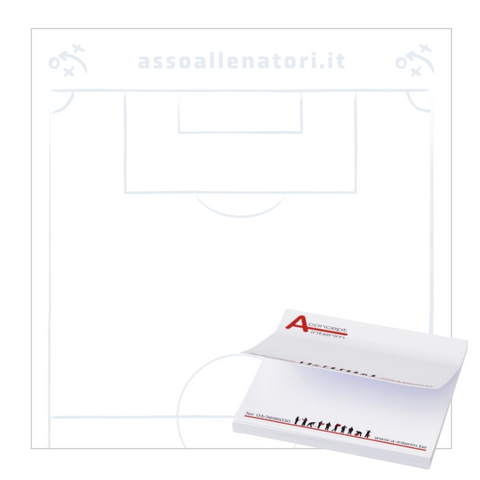 FOGLIETTI ADESIVI QUADRATI 10x10 - 100 FOGLI SFONDO CAMPO