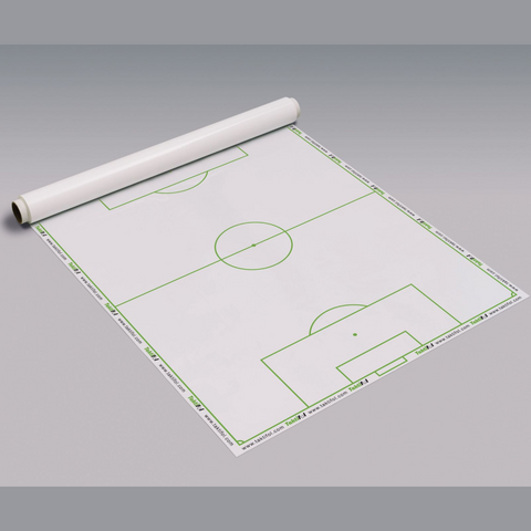 TAKTIFOL ROLL OF 25 SHEETS - TACTICAL BOARD FOR FOOTBALL
