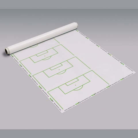 TAKTIFOL ROLL OF 25 SHEETS - TACTICAL BOARD FOR DEAD FOOTBALL BALLS