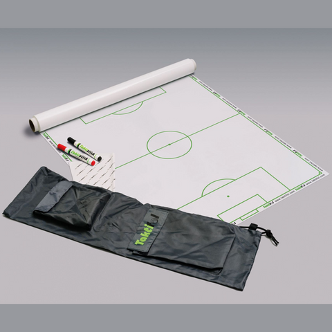 TAKTIFOL FOOTBALL KIT – ROLL OF 25 PCS TACTICAL BOARD BAG, CLEANING CLOTH AND MARKER
